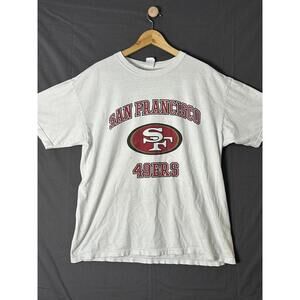 NFL San Francisco 49ers Logo Graphic Tee White XL